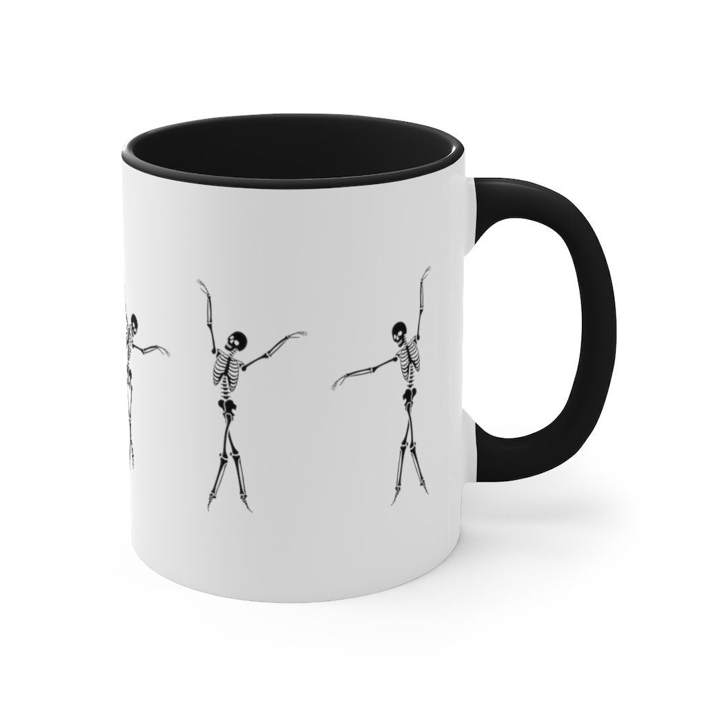 Dancing Skeleton Mug | Skeleton Coffee Mug | Spooky Season Mug | Trick Or Treat Mug | Halloween Coffee Cup | Halloween Mugs | Coffee