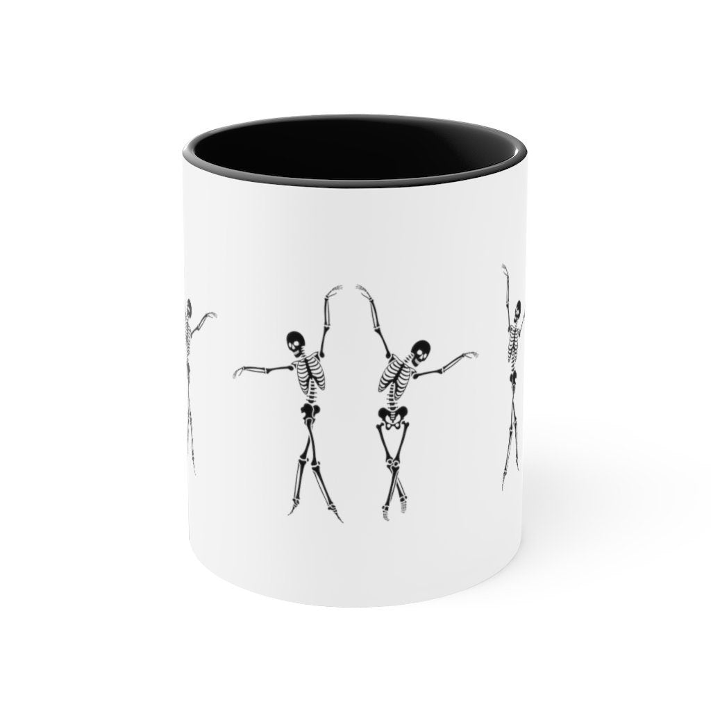 Dancing Skeleton Mug | Skeleton Coffee Mug | Spooky Season Mug | Trick Or Treat Mug | Halloween Coffee Cup | Halloween Mugs | Coffee