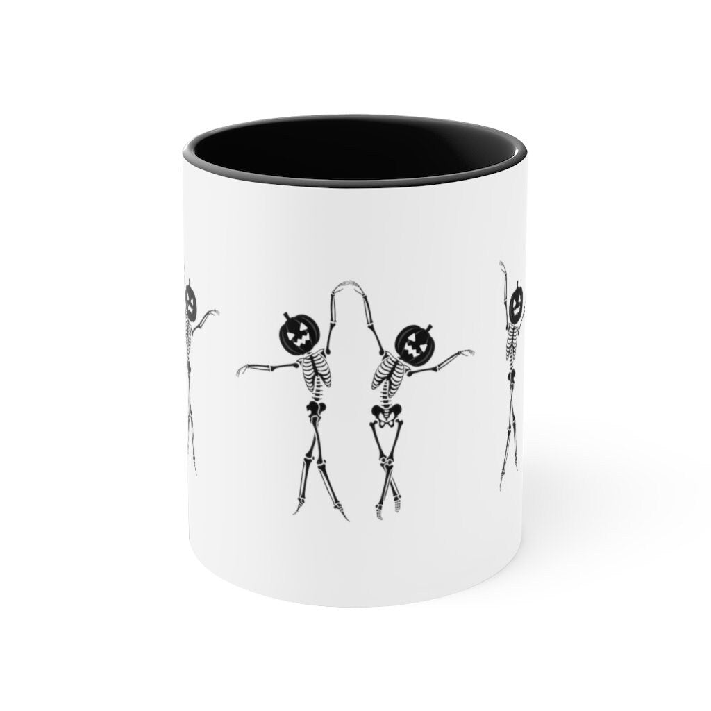 Dancing Skeleton Mug | Skeleton Coffee Mug | Spooky Season Mug | Trick Or Treat Mug | Halloween Coffee Cup | Halloween Mugs | Pumpkin Coffee