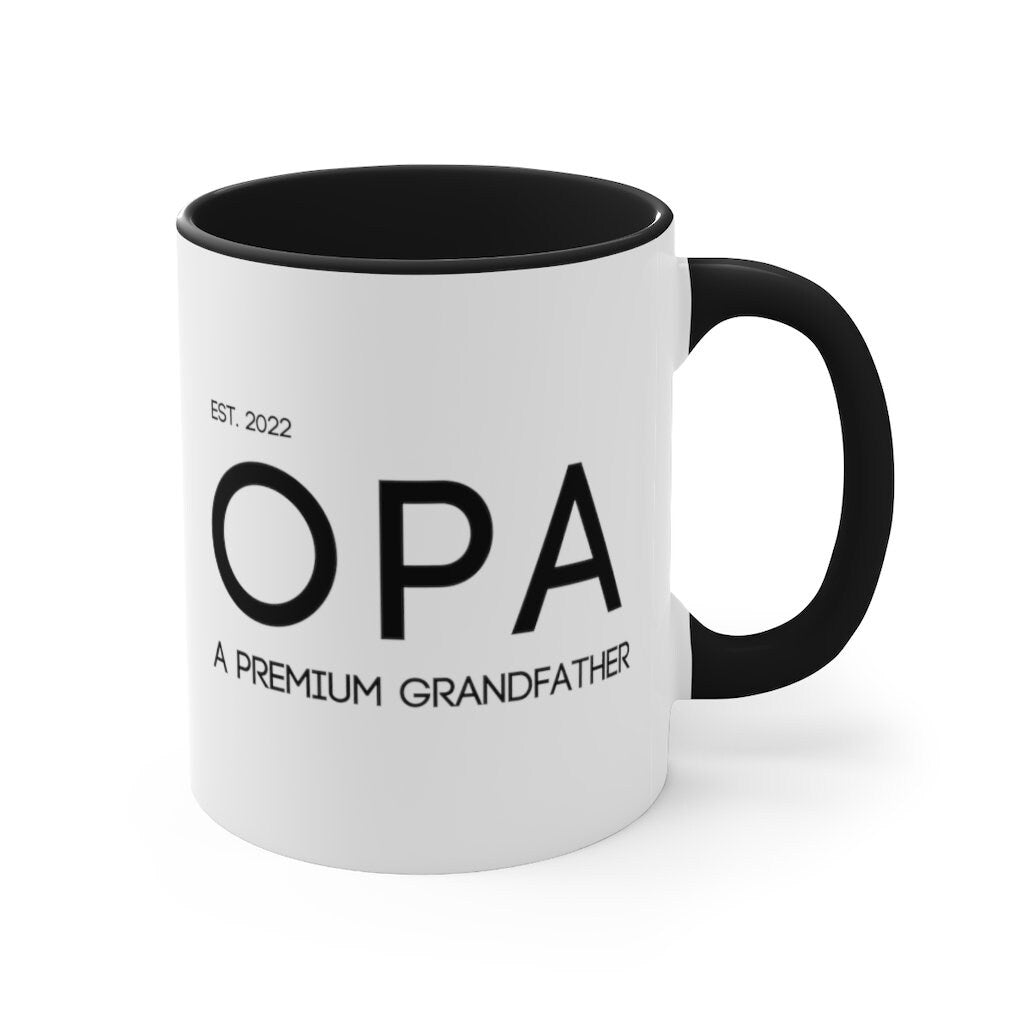 Custom OPA Mug | Custom OMA Mug | Custom Grandparent Gift | Custom Birth Announcement | Pregnancy Announcement | Baby Announcement