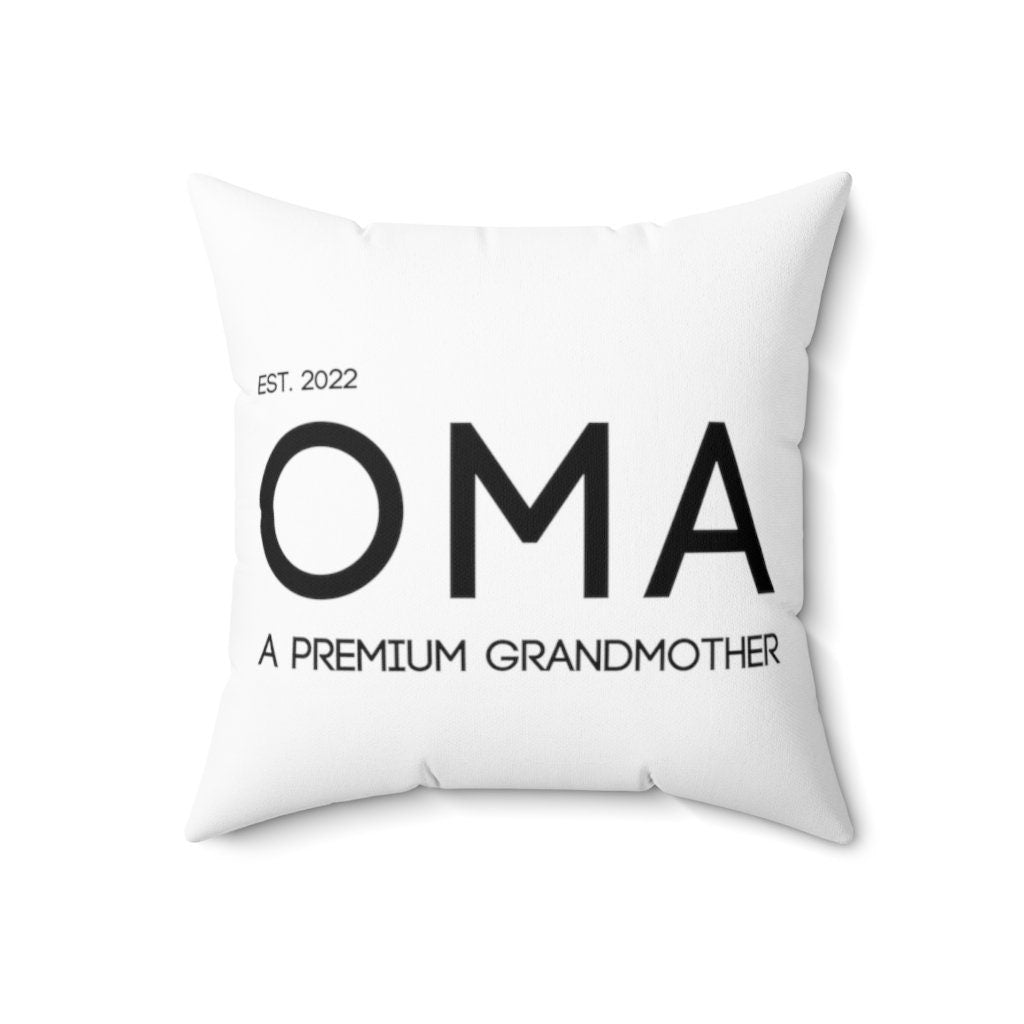 Custom OMA Pillow and Cover | Custom OPa Pillow | Custom Grandparent Gift | Baby Announcement | Birth Announcement | Pregnancy Announcement