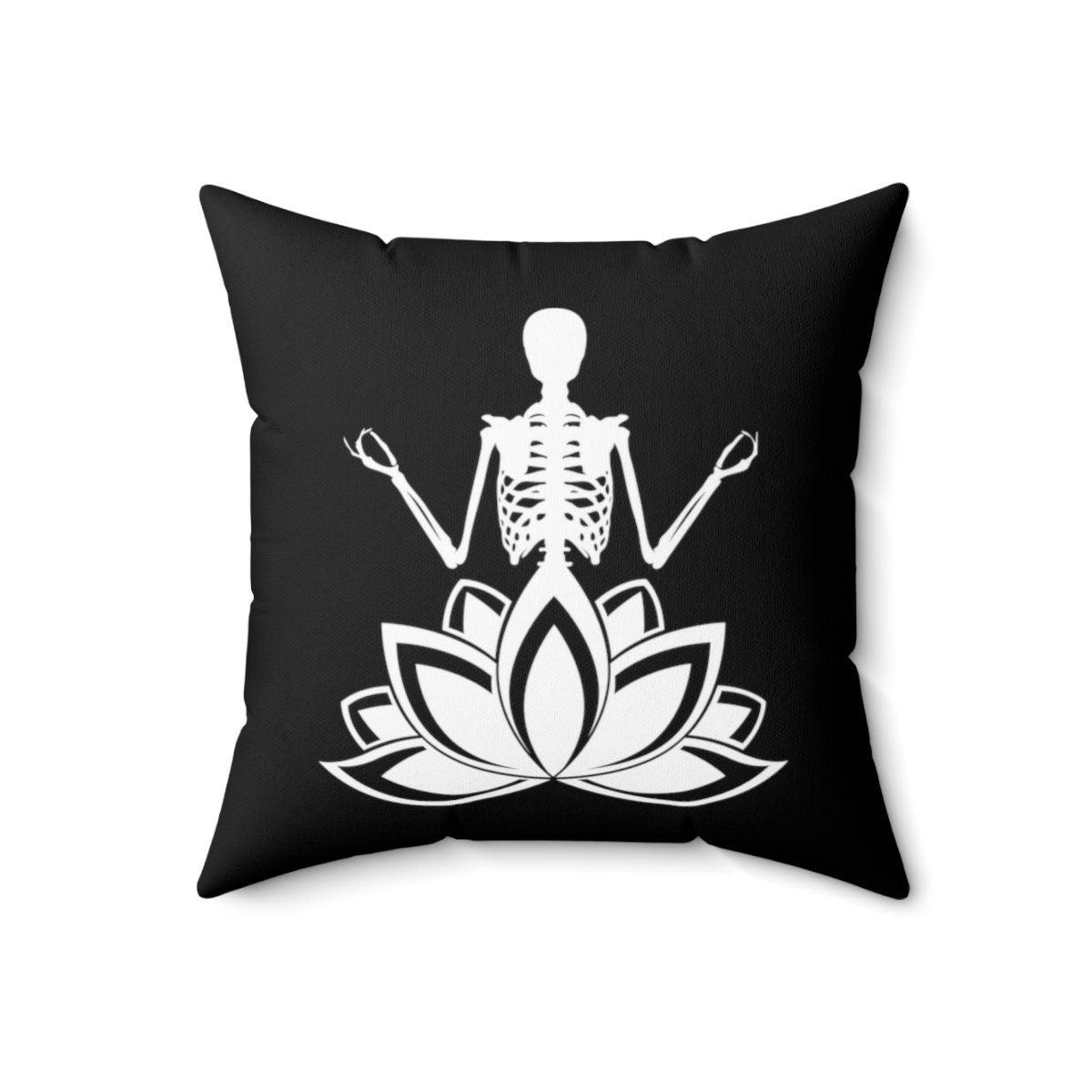 Yoga Skeleton Pillow | Halloween Pillow | Halloween Home Decor |  Halloween Skeleton Yoga | Spooky Season | Tis The Season | Pilates Studio