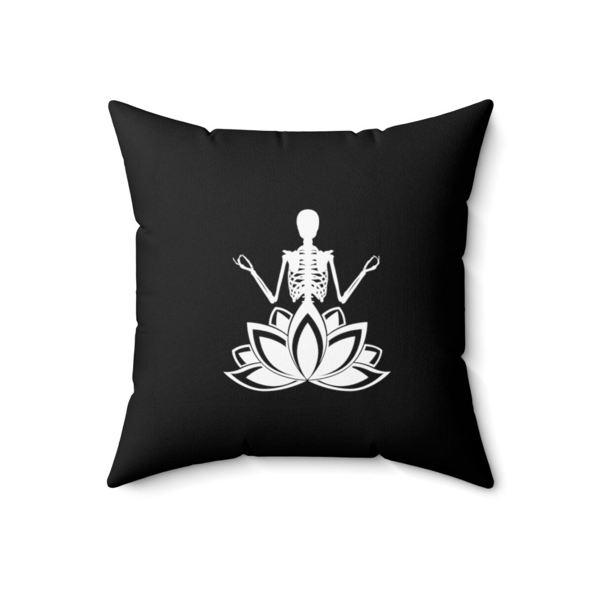 Yoga Skeleton Pillow | Halloween Pillow | Halloween Home Decor |  Halloween Skeleton Yoga | Spooky Season | Tis The Season | Creepy