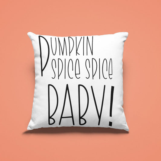 Pumpkin Spice Latte Pillow | Fall Coffee Cushion | Pumpkin Spice Pillow | Halloween Pumpkin Latte |  Fall Home Decor | Fall PSL Pillow