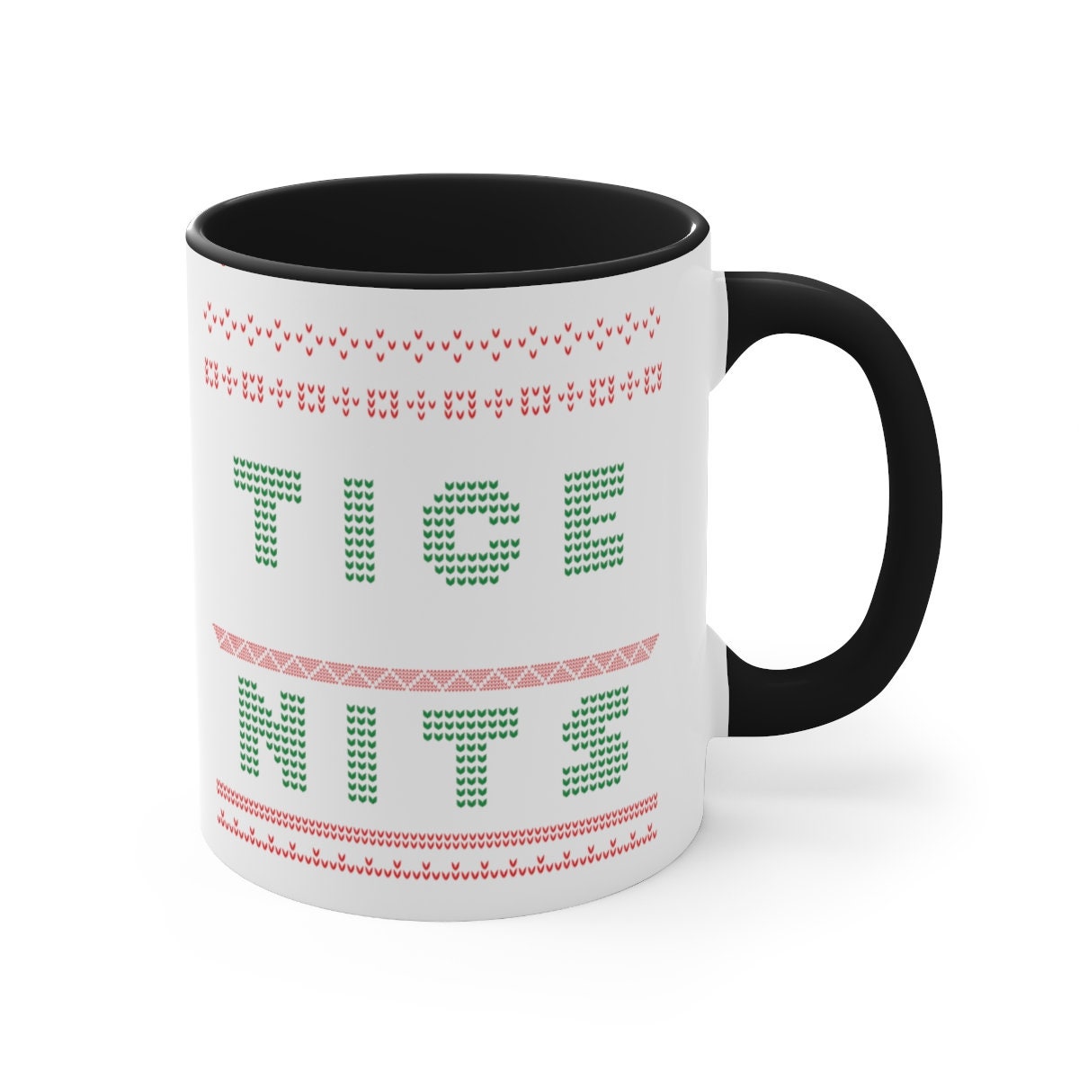 Tice Nits Ugly Christmas Sweater Mug | Humorous Xmas Mug | Funny Christmas Mug Gift | Humorous Christmas Mug Gift | Funny Gift For Him