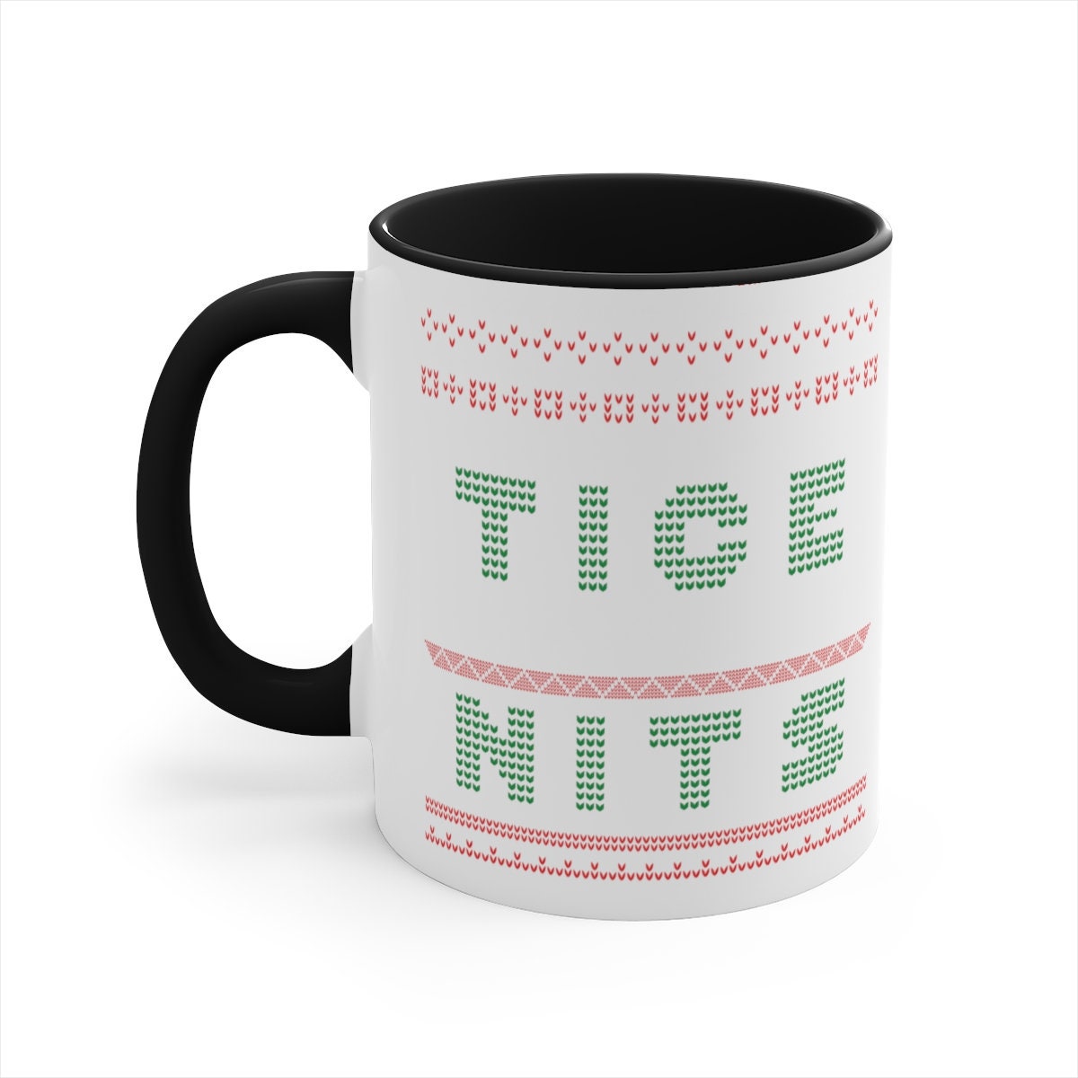 Tice Nits Ugly Christmas Sweater Mug | Humorous Xmas Mug | Funny Christmas Mug Gift | Humorous Christmas Mug Gift | Funny Gift For Him